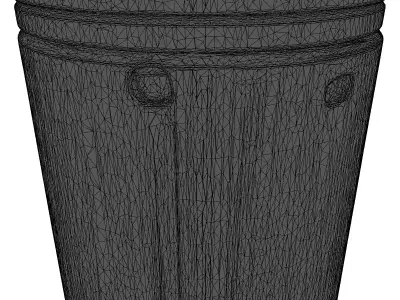Industrial Metal Piston Mechanical Part 3D model
