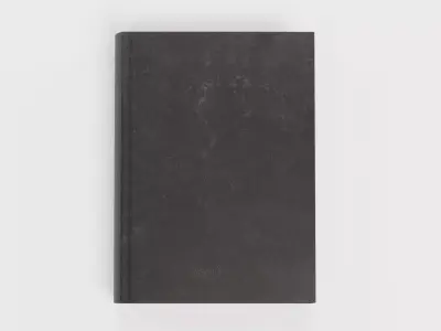 Blank Book V1 - Realistic Hardcover Aged Publication 3D model