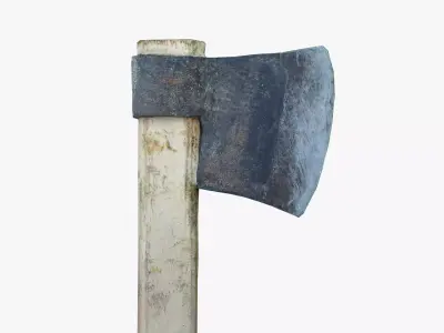 Long Axe Scan Low-poly 3D model