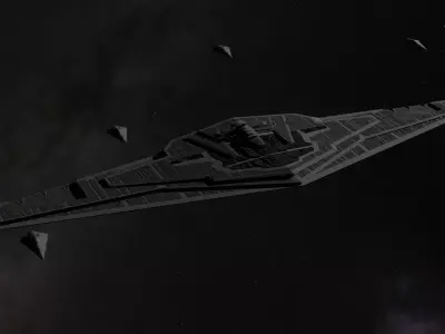 Supremacy Type mega - class Star Dreadnought  3D model