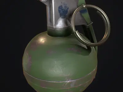 Grenade M67 Low-poly 3D model purchase
