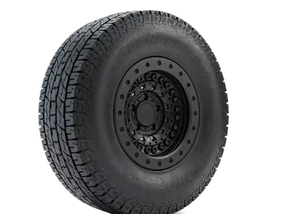 Yokohama Geolander AT G015 Tire 3D Model 3D model