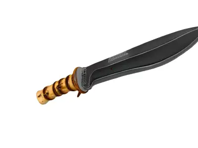 Tactical Percival Dagger PBR Model Low-poly 3D model