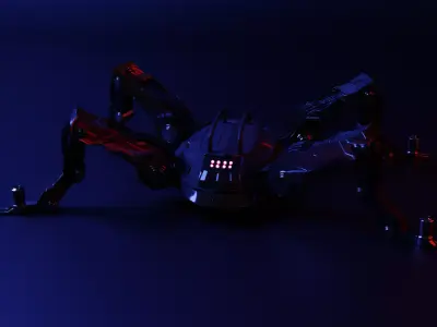 Sci-Fi Spider 3D model
