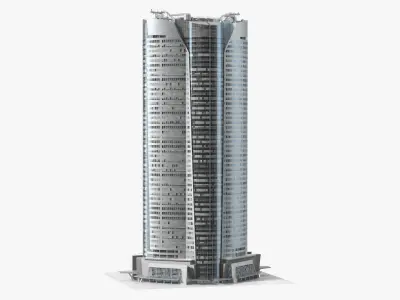 Residential Building 3D model 26