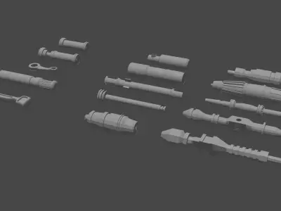 TECH KitBash 01A 3D model