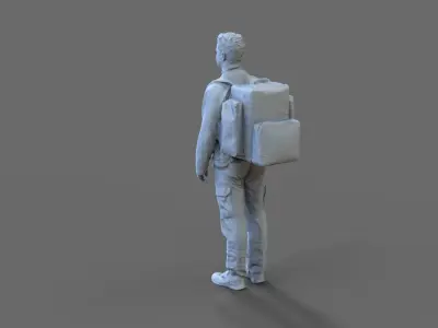 Ambulance man A 3D print model