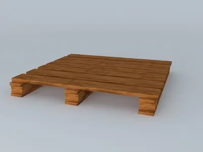 Wooden pallet Free 3D model purchase