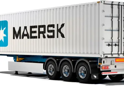 Schmitz Cargobull SCF 24 G 40 LX 2023 3D model