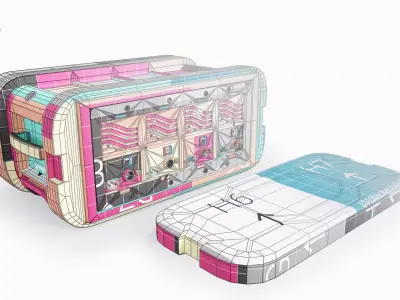 Klas Voyager 8 Transit Case Low-poly 3D model