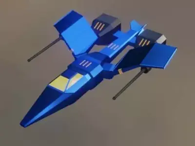 Space Fighter Jet  Free 3D model