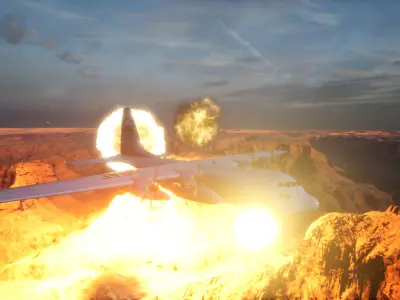 C-130 Rigged Animated Game Ready Low-poly 3D model