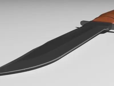 Army knife Free low-poly 3D model