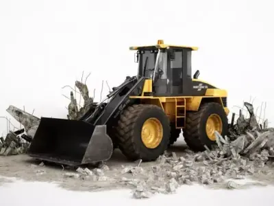 Heavy Duty Excavator 3D model