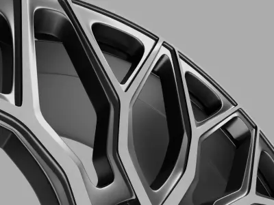 Vossen HF-2 Hybrid Forged Wheels Free 3D model