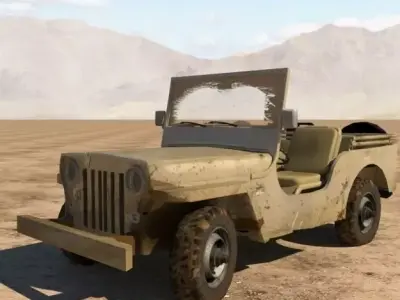 Jeep KM Free 3D model