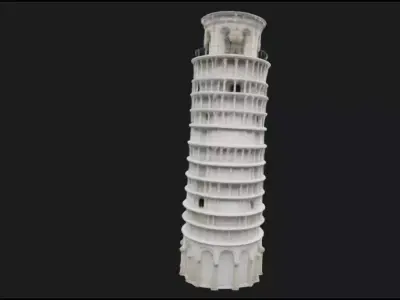 Leaning Tower of Pisa 3D Model 3D model