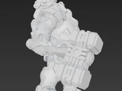 3D Printable Iron Oath Thunderstrike Heavy Battle Armor  3D model