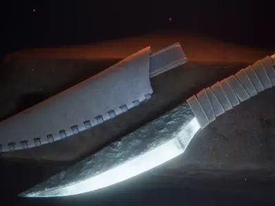Viking Dagger 1 Low-poly 3D model