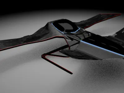Space Glider 3D model