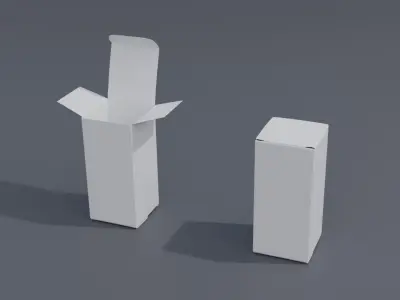 Packaging product box02 3D model