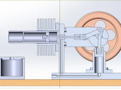 Stirling 2-90 M 3D model
