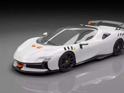 Ferrari SF90 XX Stradale 2024  3D model