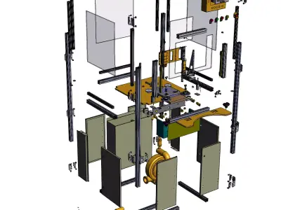 CO2 Cleaning and Testing Machine 3D model