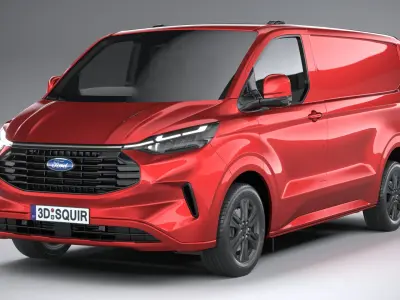 Ford Transit Custom base 2024 3D model