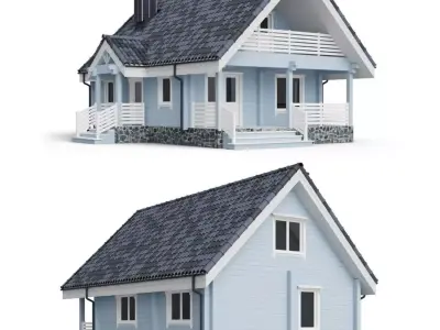 Private house 3D model buy