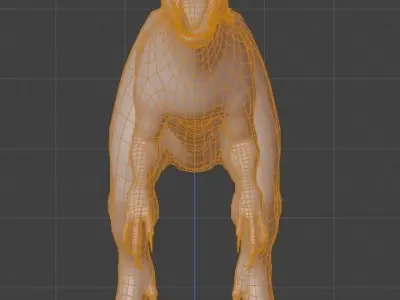 INDOMINUS REX Low-poly 3D model