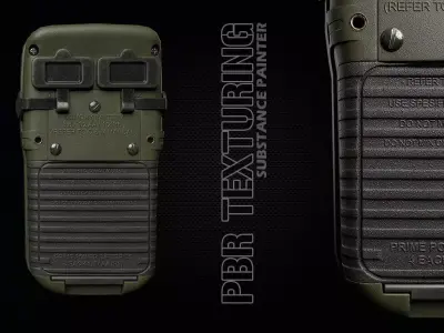 Game-ready DAGR  Defense Advanced GPS Receiver Low-poly 3D model