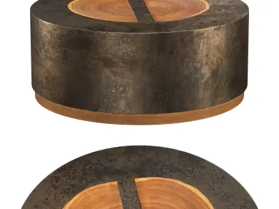 Acacius Round Coffee Table 3D model