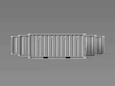 Container Box Industrial Storage Prop 3D model