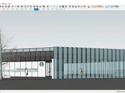 Sketchup Recreational Tourism building 121 Free 3D model