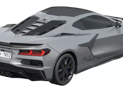 Chevrolet Corvette ZR1X 2026 3D model