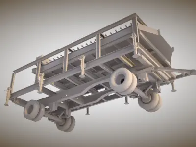 Gold Ore Gravity Concentrator Industrial Mining Machine Low-poly 3D model