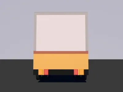 Container trailer 3D model from CGTrader