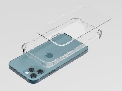 Iphone 12 and Iphone 12 Pro CASE  3D model
