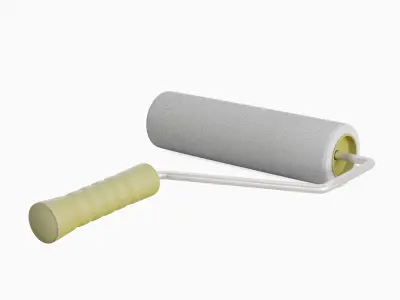 Paint Roller 02 Low-poly 3D model