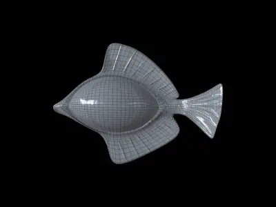 FISH001 Unique Fish Animation Low-poly 3D model