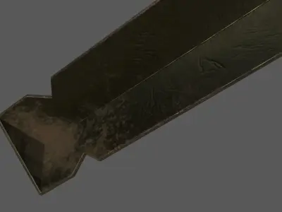 Czech Hedgehog Barricade Low-poly 3D model