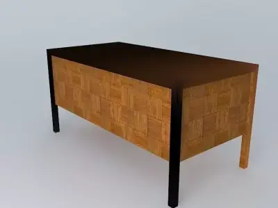 Office table 3D model purchase
