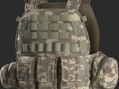 Tactical VEST 1 3D model