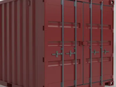 Shipping Container 3D model shop