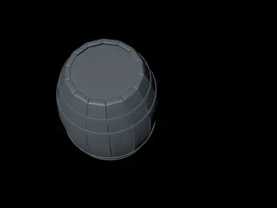 Simpel Barrel 3D model