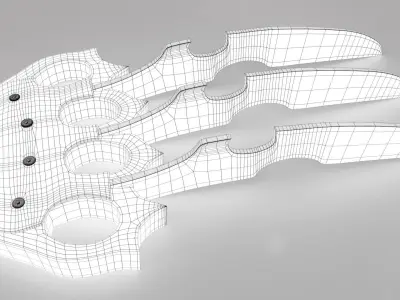 Pantera Claw  Low-poly 3D model