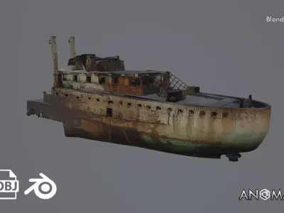 shipwreck 3D model