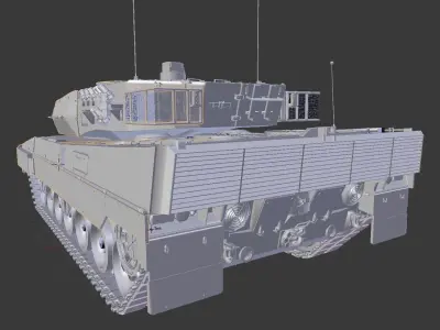 Leopard A2 Tank 3D model