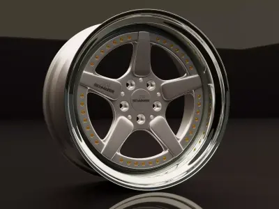 Car Rim 3D model by JustasR3D